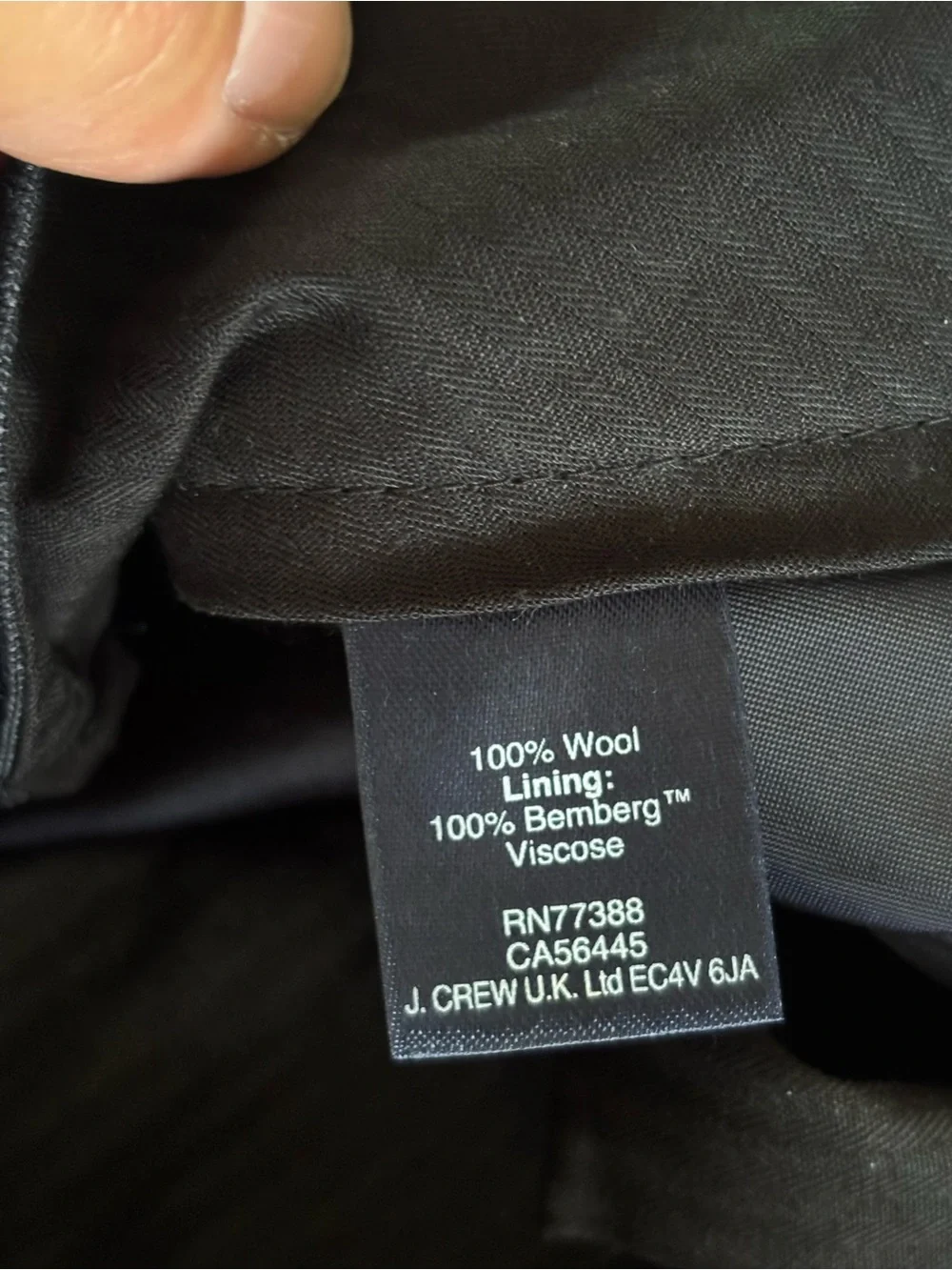 J. Crew Ludlow Men's Dark Navy Two Piece Suit